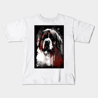 Tibetan Mastiff Portrait Kids T-Shirt